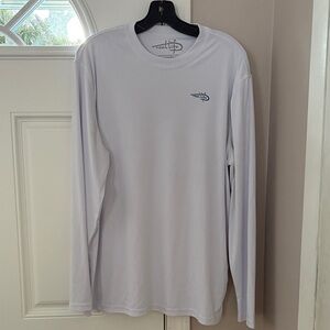 Tech Long Sleeve White Men's Shirt